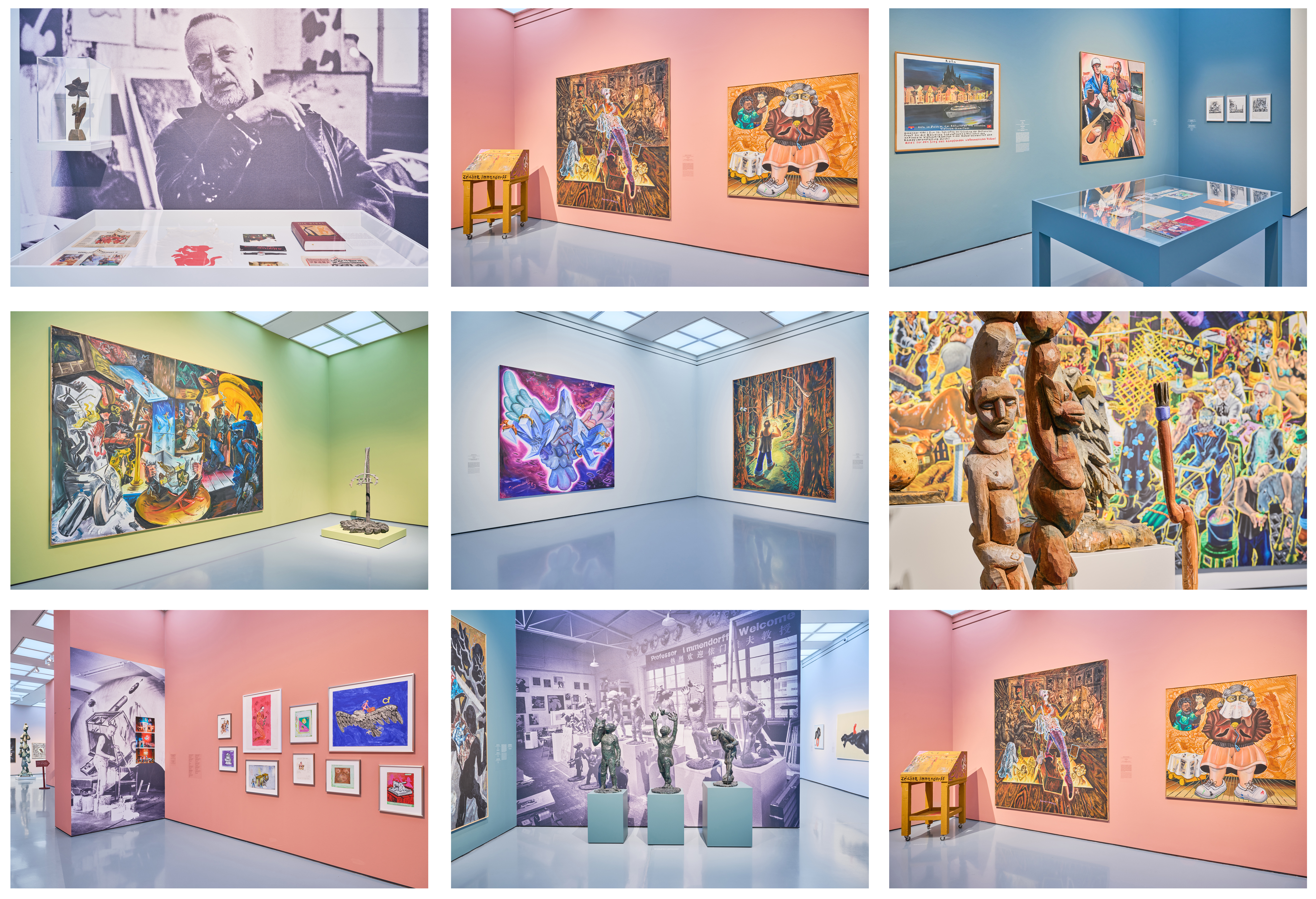 Ausstellungsansicht ZEITFRAGEN